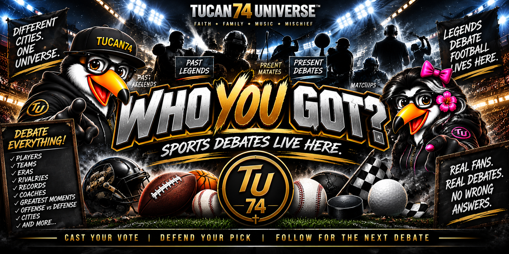 TUCAN74 Universe Banner